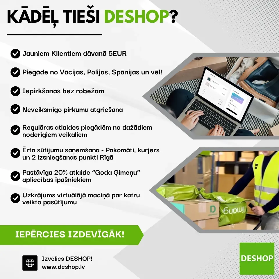 Kādēļ tieši DESHOP?